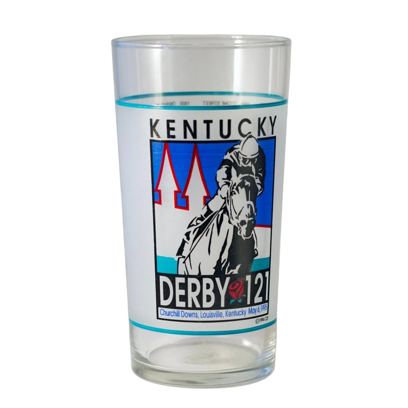 1995 Kentucky Derby glass