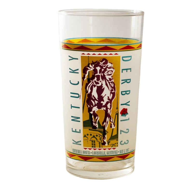 1997 Kentucky Derby glass